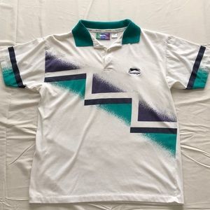 Slazenger Vintage Polo Classic “Jazz” Pattern 🔥